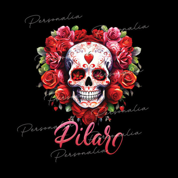 playera de calaca mujer
