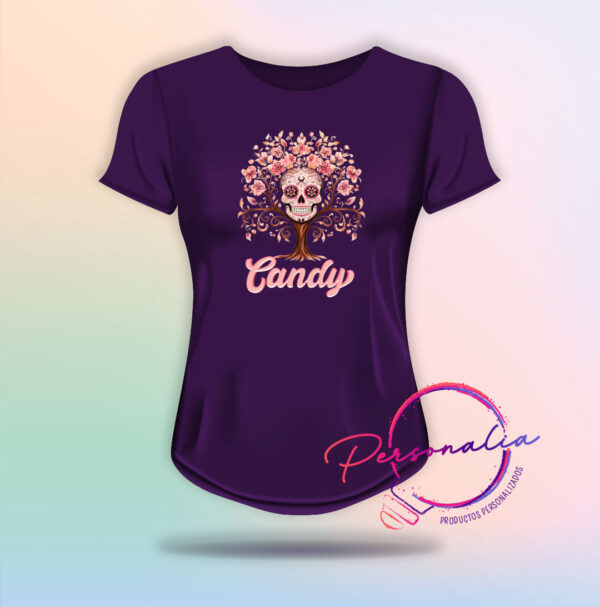 playera de calaca mujer