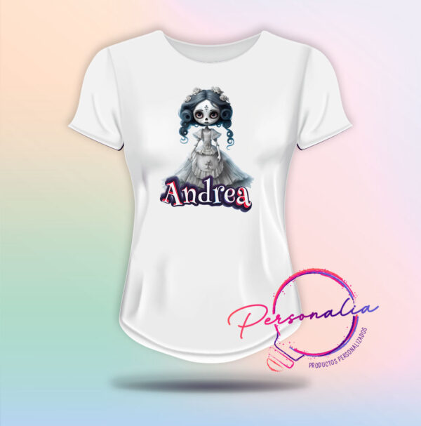 playera catrina mujer halloween dia de muertos