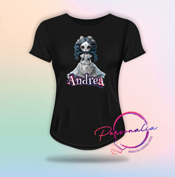 playera catrina mujer halloween dia de muertos