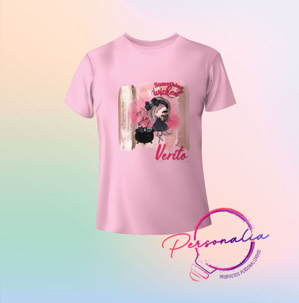 Playera Infantil de Halloween -Brujita 2