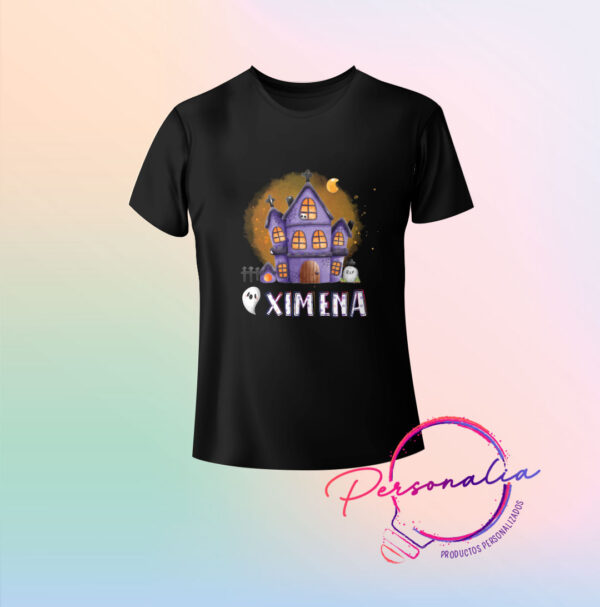 Playera Infantil de Halloween -Casa fantasmas 2