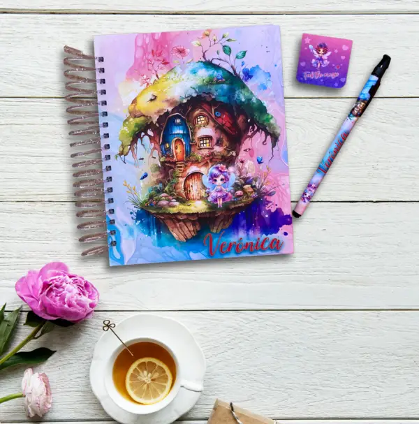 Diseño único de agendas personalizadas con pasta dura y detalles exclusivos.